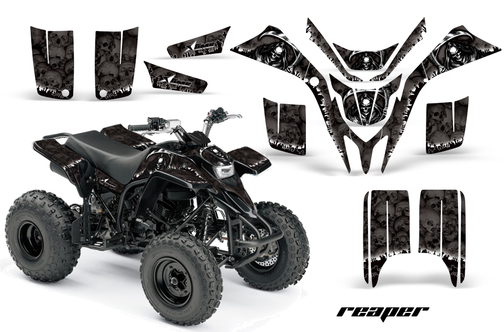 Yamaha Blaster Graphics Kit Reaper Black